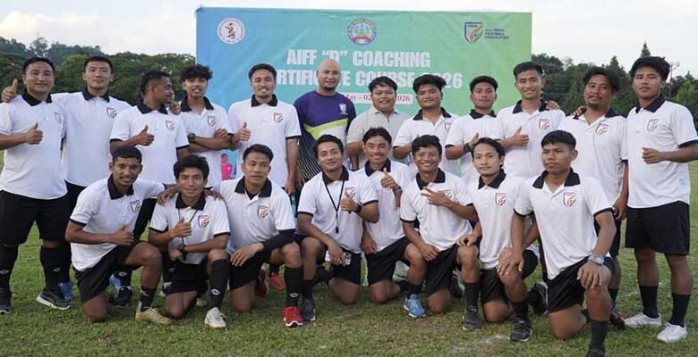 Rajiv Gandhi University Hosts AIFF D Certificate Coaching Course for Aspiring Football Coaches