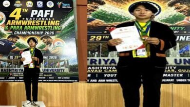 Arunachal’s Remdo Gao Wins National Gold, Qualifies for World Arm Wrestling Championship 2026