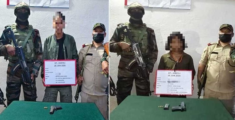 Two NSCN-K (Nikki Sumi) Cadres Surrender Before Assam Rifles and Tirap Police