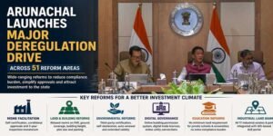 Arunachal Launches Major Deregulation Drive Across 51 Reform Areas to Attract Investment