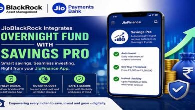 JioBlackRock Integrates Overnight Fund with Jio Payments Bank's Savings Pro