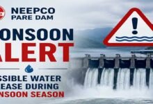NEEPCO Issues Monsoon Alert on Possible Water Release from Pare Dam