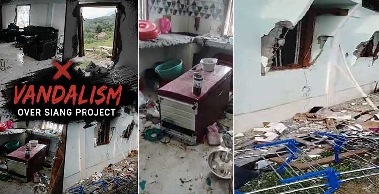 Houses Vandalised in Geku Amid Growing Opposition to Siang Upper Multipurpose Project