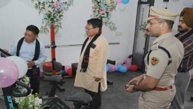 Minister Wangki Lowang Inaugurates Tirap Police Gym in Khonsa