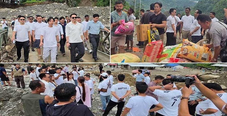 AAPSU Distributes Over Rs 25 Lakh Relief to Possa Cloudburst-Affected Families