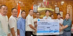 Nyishi Elite Society Donates ₹5 Lakh for Flash Flood Relief in Papum Pare