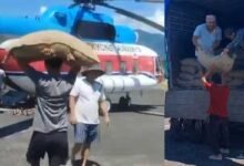 Arunachal Flood- 11.5 MT Rice Airlifted to Flood-Hit Koyu
