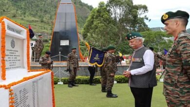 Arunachal Governor Pays Tribute to Kargil Heroes at Rupa on Kargil Vijay Diwas