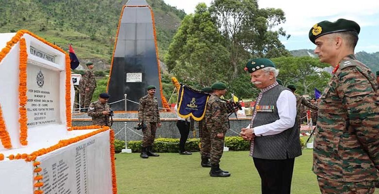 Arunachal Governor Pays Tribute to Kargil Heroes at Rupa on Kargil Vijay Diwas