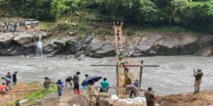 Bridge Rebuilt in Record Time, Damin-Huri Border Outpost Reconnected After Flash Flood