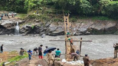 Bridge Rebuilt in Record Time, Damin-Huri Border Outpost Reconnected After Flash Flood