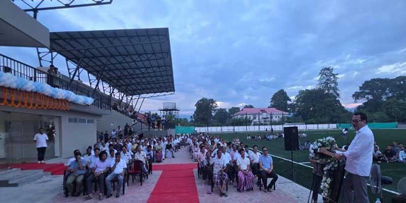Arunachal: Chowna Mein Inaugurates Mini Football Stadium at Chowkham