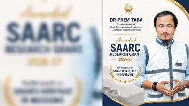 Arunachal Scholar Dr Prem Taba Awarded SAARC Grant for Tribal Heritage Research