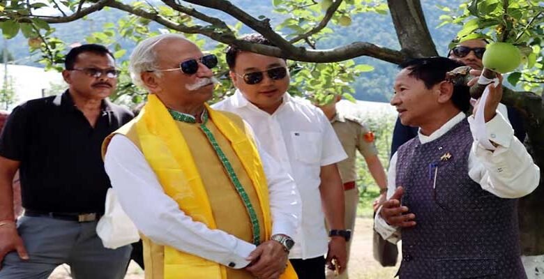 Governor Visits Shergaon Farms, Calls for Scientific Farming and Youth Entrepreneurship