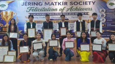 Jering Matkir Society Felicitates 42 Achievers