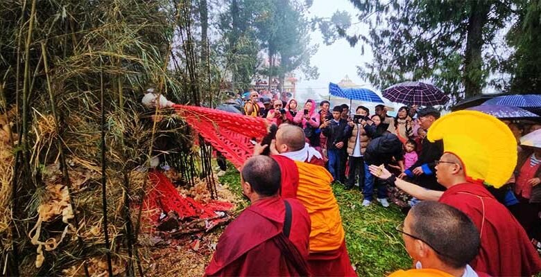 Thousands Join Sacred Lhamo Torchen Ritual at Tawang Monastery