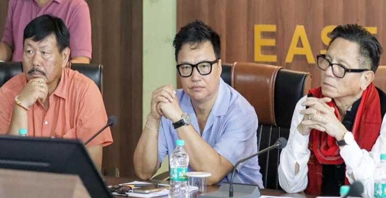 Nyato Dukam Chairs East Siang Review Meeting