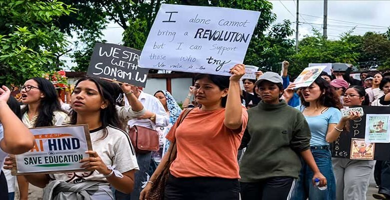 Youth Rally in Itanagar Backs Sonam Wangchuk, Demands Education Reforms