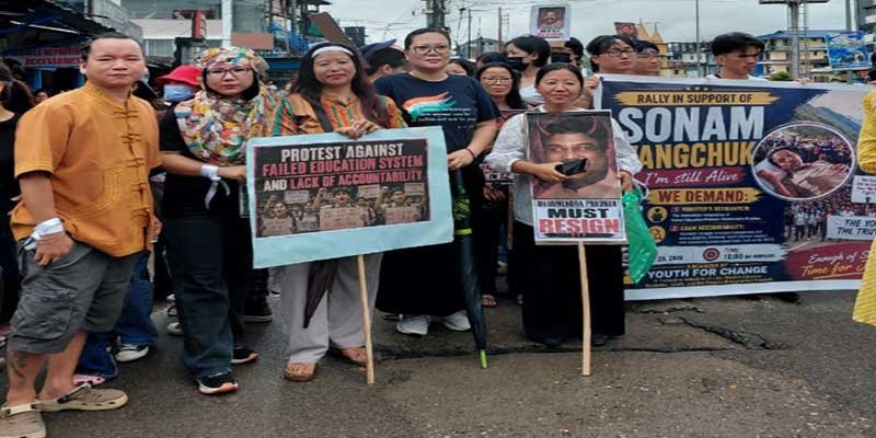 Youth Rally in Itanagar Backs Sonam Wangchuk, Demands Education Reforms
