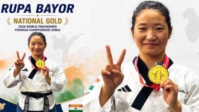 Arunachal’s Rupa Bayor Wins National Gold, Qualifies for World Taekwondo Championship