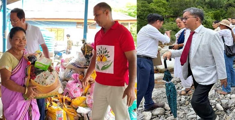 Yazali Cloudburst: Central Team Evaluates Losses as Relief Efforts Continue on Ground