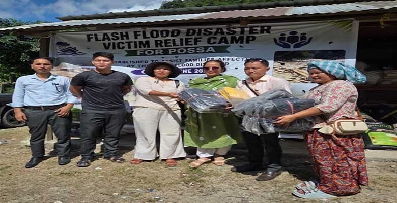 Himalayan University Aids Possa Flood Victims