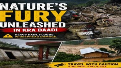 Church Washed Away, Schools Submerged in Parsi Parlo