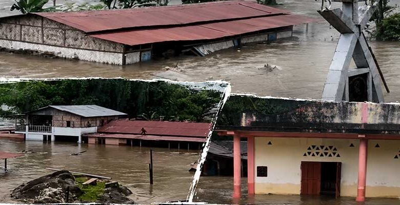 Arunachal Floods : Church Washed Away, Schools Submerged in Parsi Parlo