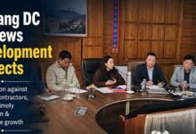 DC Orders Action Against Contractors Over Delayed Projects in Tawang