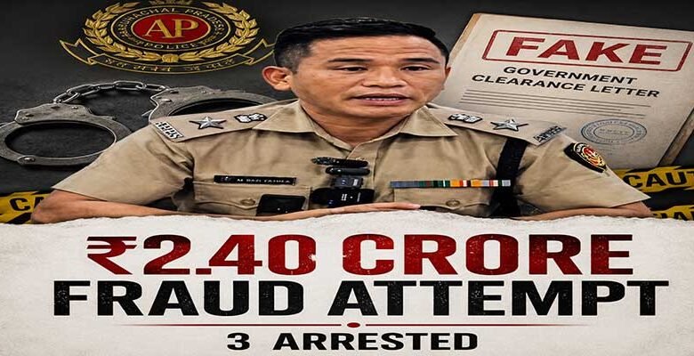 Three Arrested for Allegedly Seeking ₹2.40 Crore to Release Contractor’s Government Dues