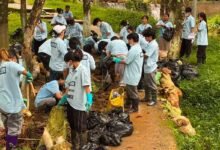 5,220 Kg of Waste Cleared from Yagamso River During Independence Day Drive