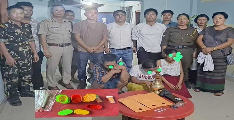 Arunachal: Four Alleged Drug Peddlers Arrested in East Siang