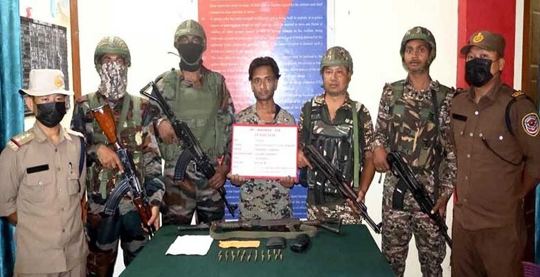 Assam Rifles, Tirap Police Apprehend NSCN (R) Cadre in Khonsa