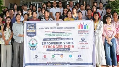 DLSA East Siang Holds Legal Awareness Programme for APU Students