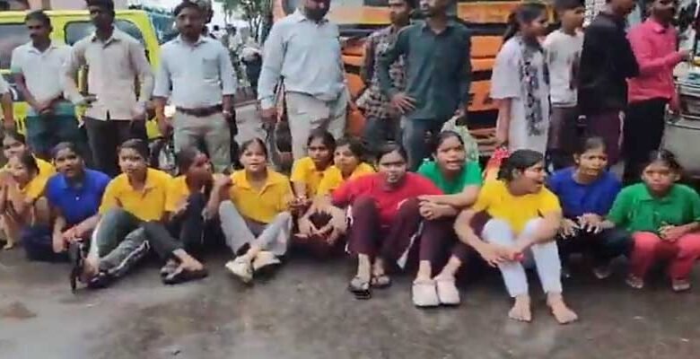 Gen Alpha Students Block Lucknow Roads, Demand Teachers Ahead of Board Exams