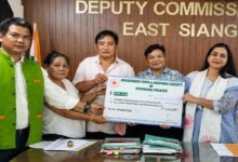 IFCSAP Donates ₹3.16 Lakh to Support Flood-Affected Families in East Siang