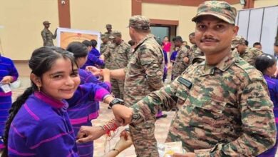 Indian Army Celebrates Raksha Bandhan with Students in Mebo﻿