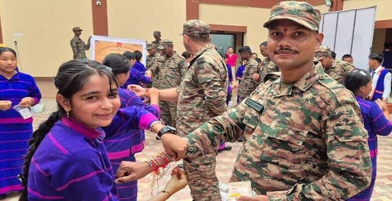 Indian Army Celebrates Raksha Bandhan with Students in Mebo﻿