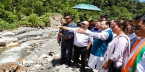 J.P. Nadda Visits Flood-Hit Areas in Keyi Panyor District; Assures Full Central Support