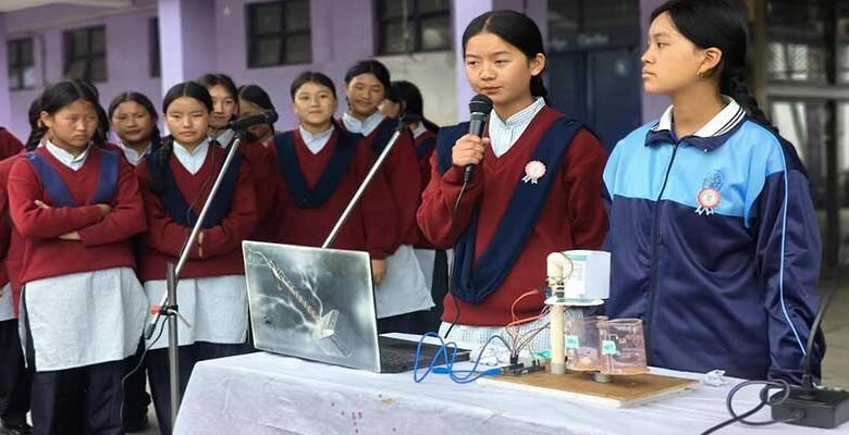 JNV Tawang Students Showcase Smart Waste Segregation System﻿