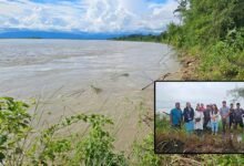 Massive Siang River Erosion Damages WRC Fields in Borguli Village