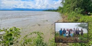 Massive Siang River Erosion Damages WRC Fields in Borguli Village
