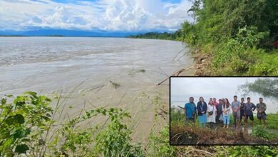 Massive Siang River Erosion Damages WRC Fields in Borguli Village