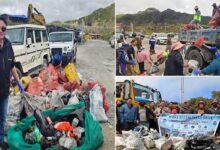 Five Truckloads of Garbage Collected in Major Tawang Clean-Up Drive﻿