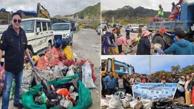 Five Truckloads of Garbage Collected in Major Tawang Clean-Up Drive﻿