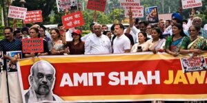 INDIA Bloc Marches in Parliament, Demands Amit Shah's Reply on Student Protest Crackdown