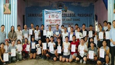 Red Run Mini Marathon Promotes HIV, STI Awareness Among Youth in Pasighat﻿