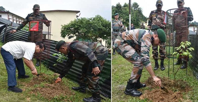 Plantation Drive Held in Khonsa Under ‘Ek Ped Maa Ke Naam 3.0’