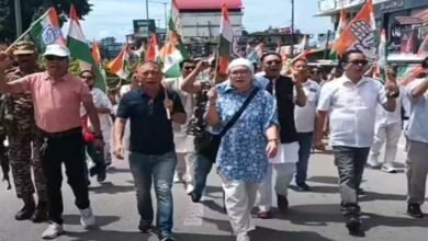 APCC Holds Protest March in Itanagar Over FIR Against Rahul Gandhi