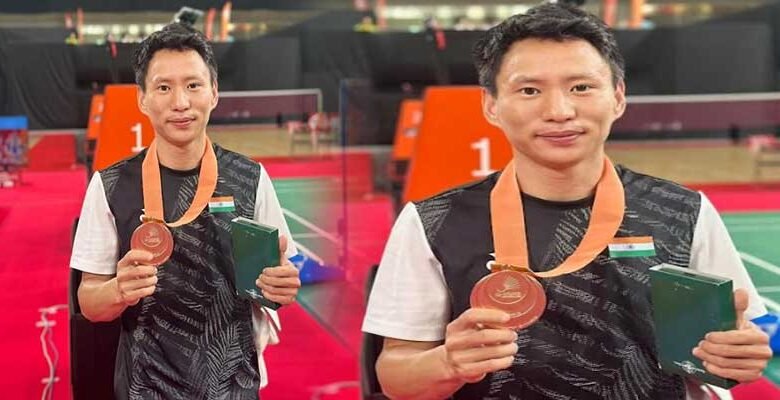 Biri Takar Brings Bronze Medal to India at Tokyo Para Badminton International﻿